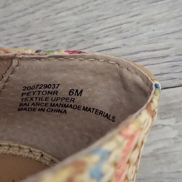 Kelly & Katie Womens 6M Peyton Multicolored Slip On Loafer Comfort Casual NEW - Picture 2 of 12